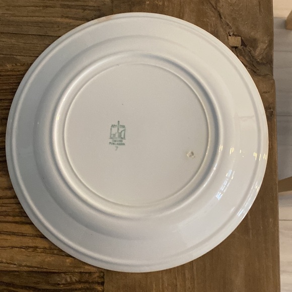 Arabia Finland Vintage Transferware Dinner Plate 1920’s - Picture 6 of 12